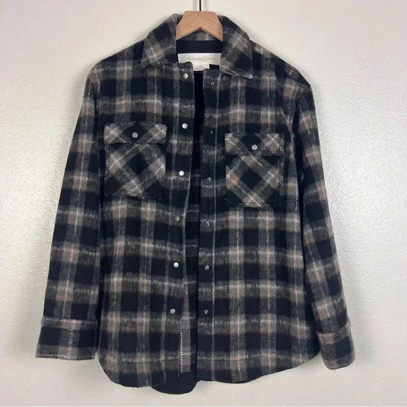Treasure & Bond Plaid Shacket - Picture 1 of 8